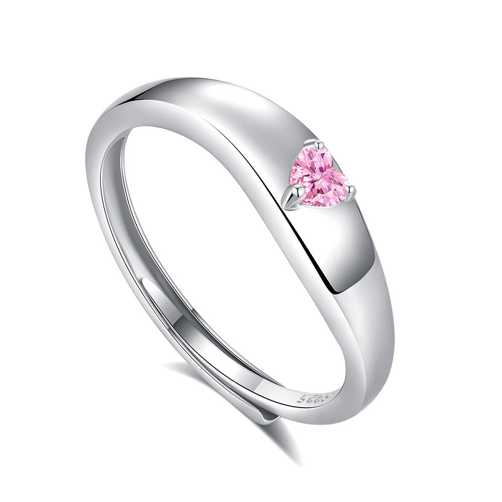Lilia Hart Ring Silver