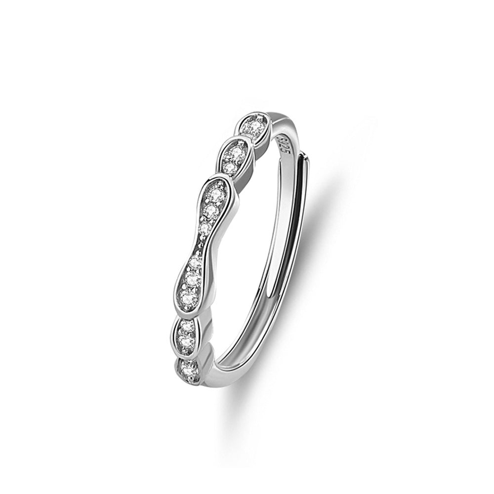 Viola Bianchi Ring Silver