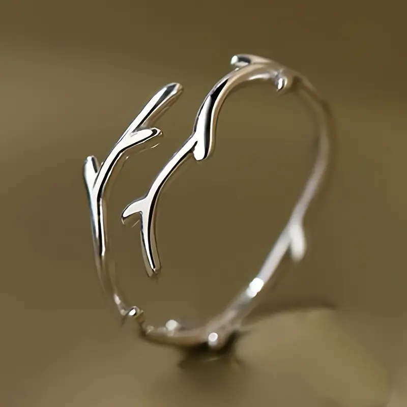 Silver Branch Ring - A Timeless Symbol of Strength 0
