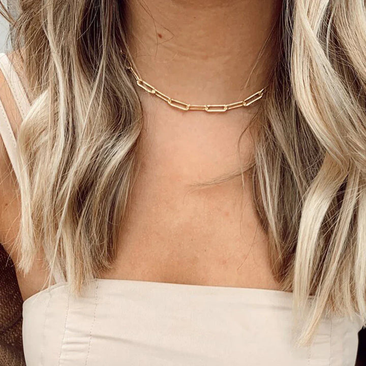 Archen Elegant Chain Necklace Gold