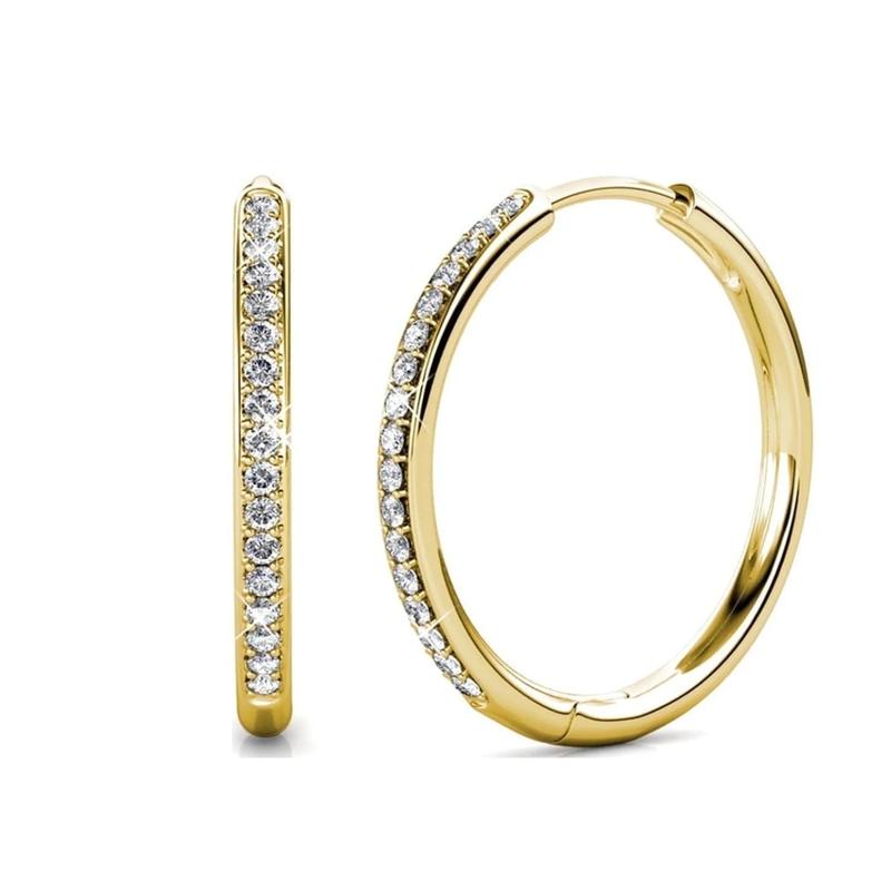 Sorel Pave Earrings Silver