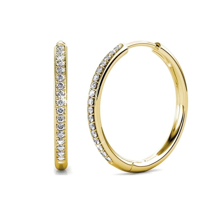 Sorel Pave Earrings Silver