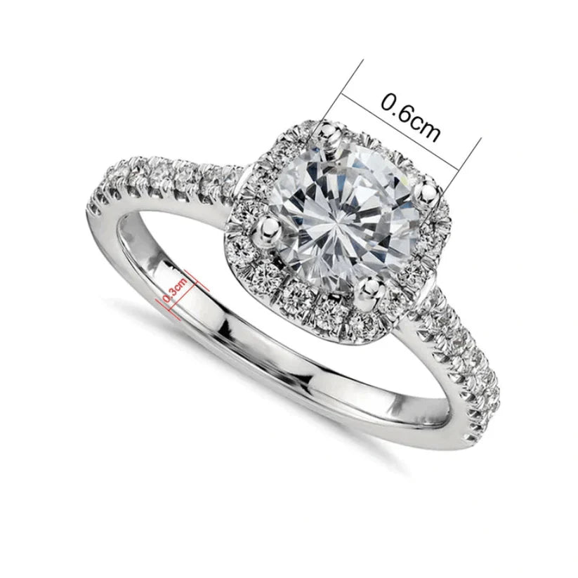 Zinnia Valeriani Ring Silver