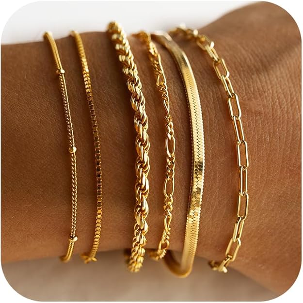 Isabella Vernetta bracelet set Gold