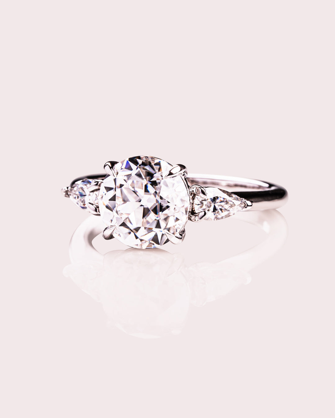 Nicola - Round & Pear Silver