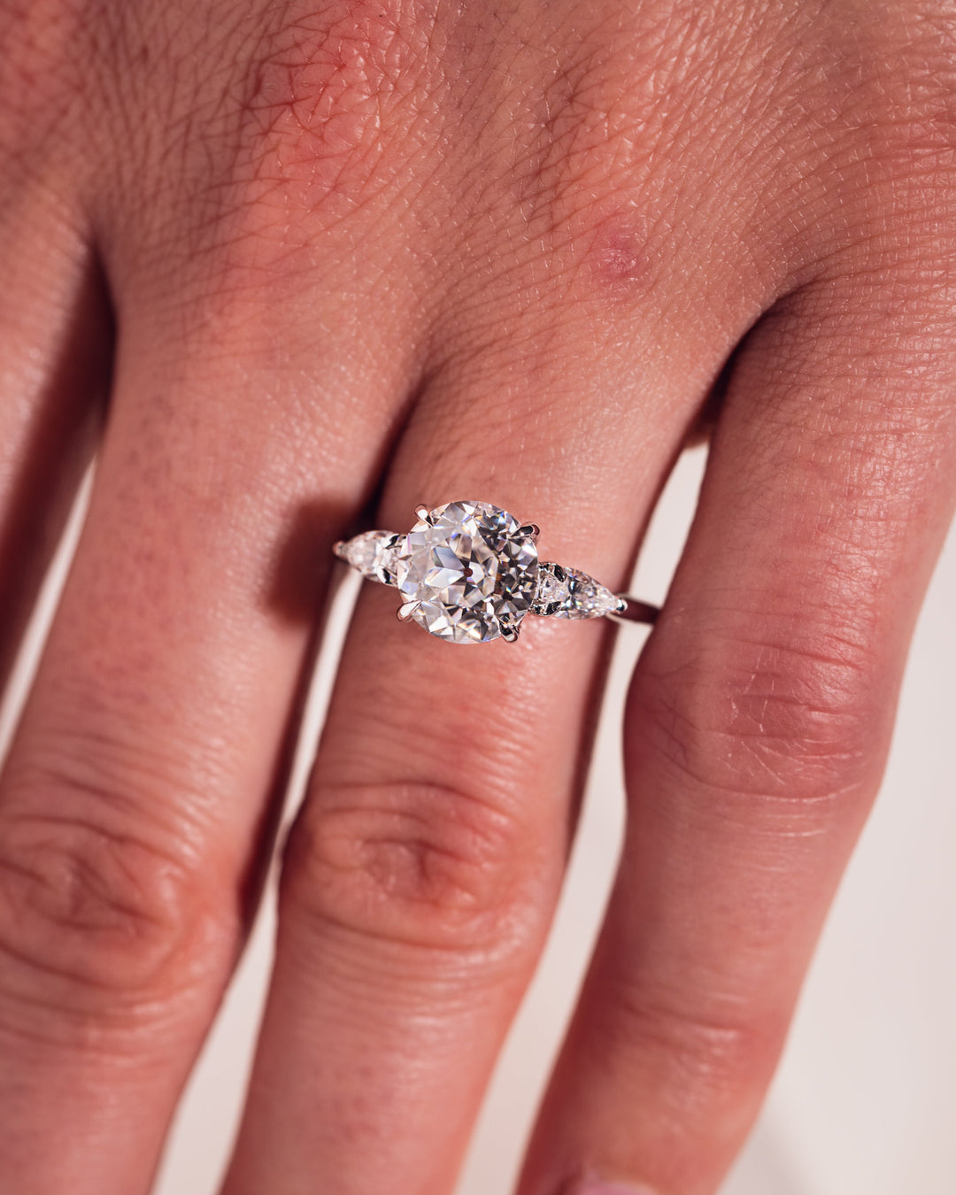 Nicola - Round & Pear Silver