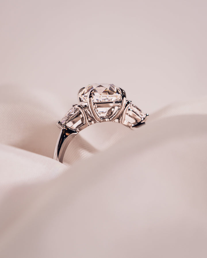 Nicola - Round & Pear Silver