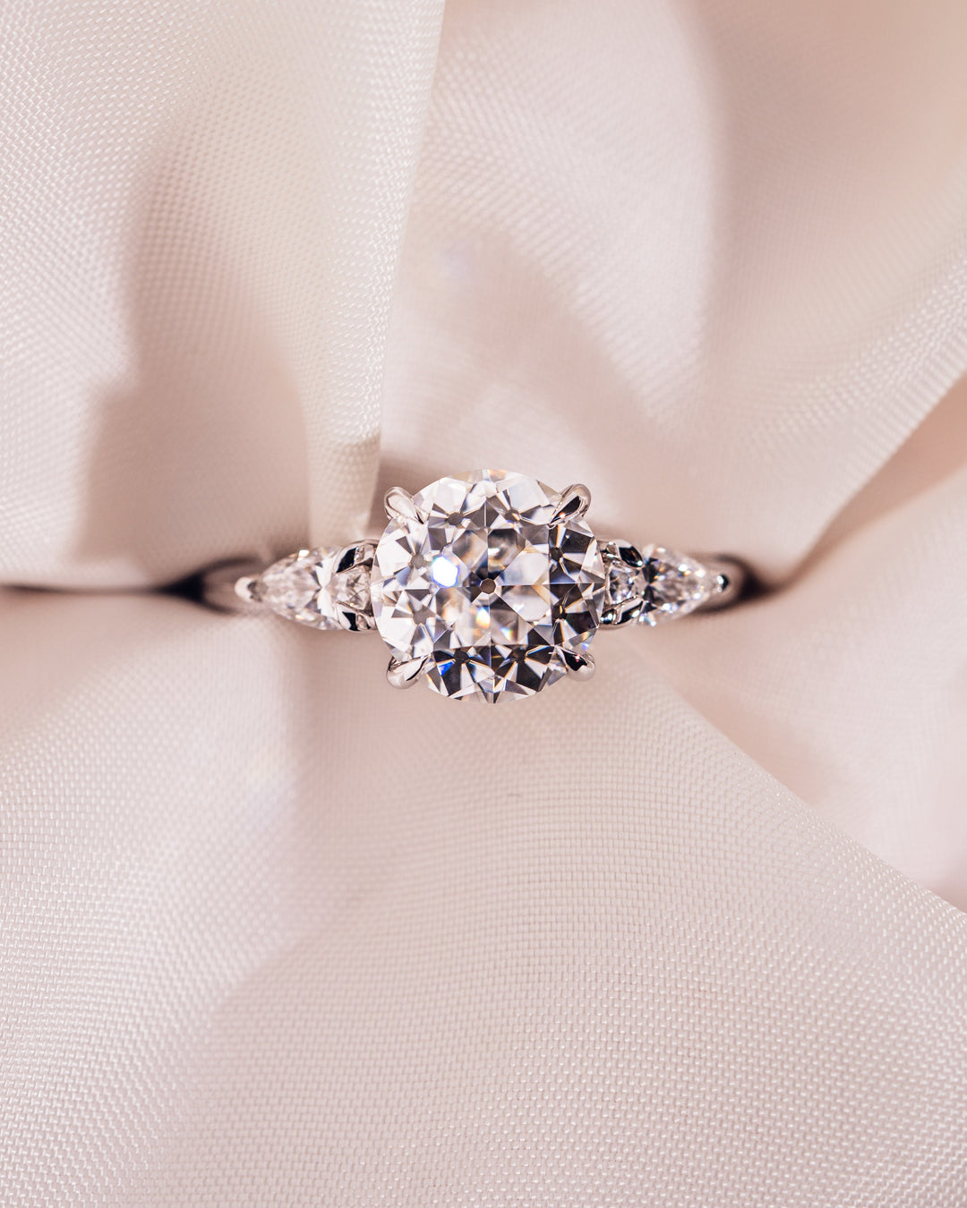 Nicola - Round & Pear Silver