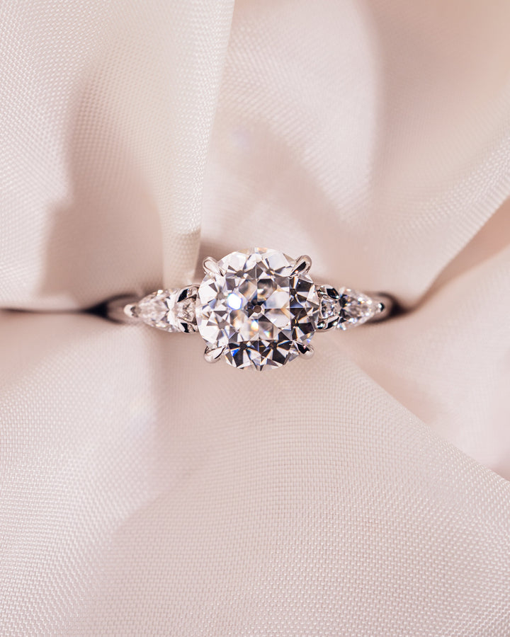 Nicola - Round & Pear Silver