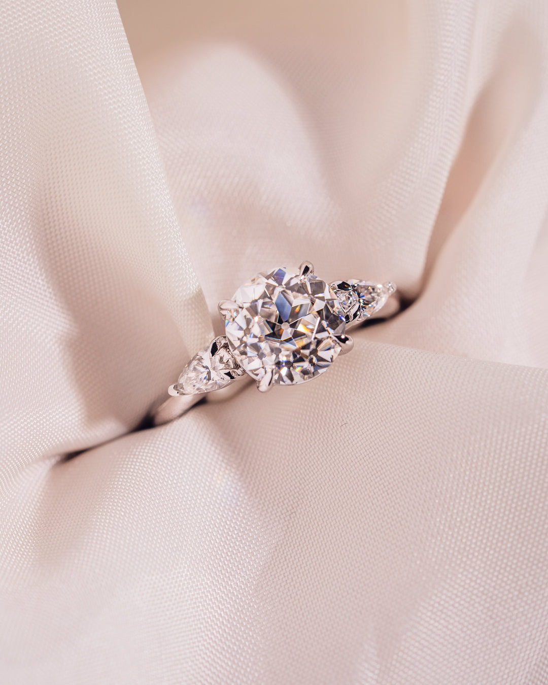 Nicola - Round & Pear Silver