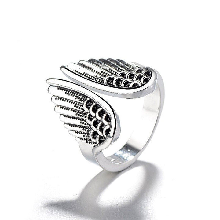 Adjustable Angel Ring Crafted in 925 Sterling Silver - Timeless Strength and Elegance 2