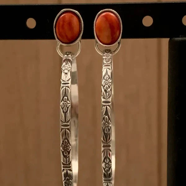 Boho Vintage Onyx Earrings for Effortless Elegance 0