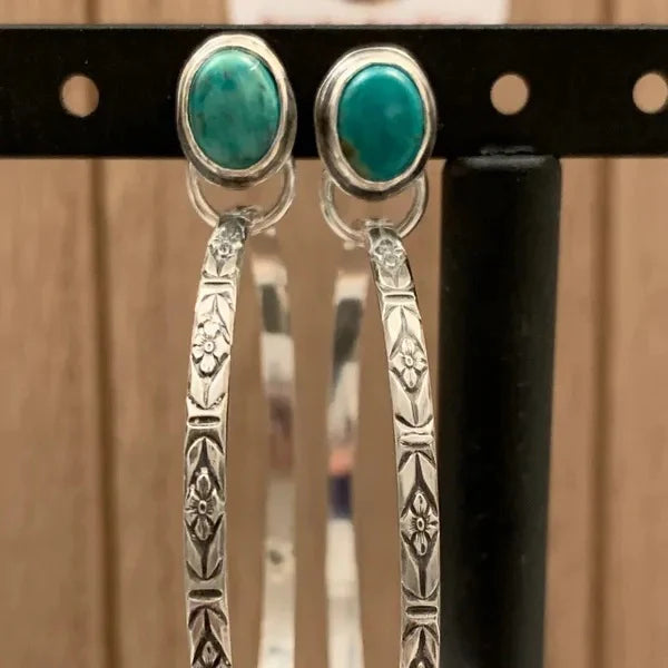 Boho Vintage Onyx Earrings for Effortless Elegance 2