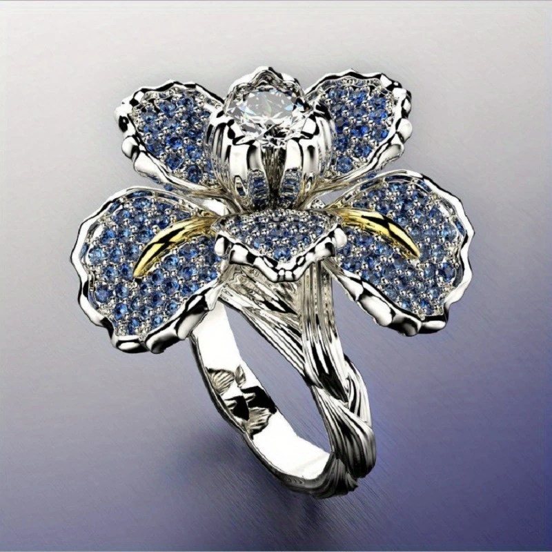 Bright Blossom Silver Ring - A Timeless Symbol of Strength 0
