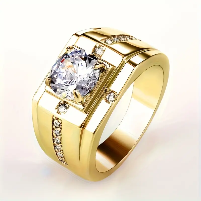 Bright Spark Gold Ring 0