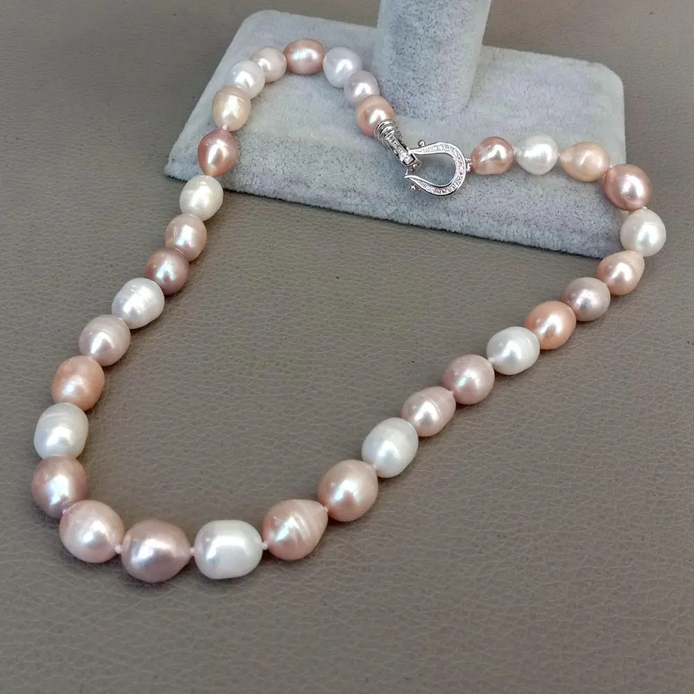 Coloured Pearl Necklace - Handmade Elegant Jewelry for Daily Wear 0