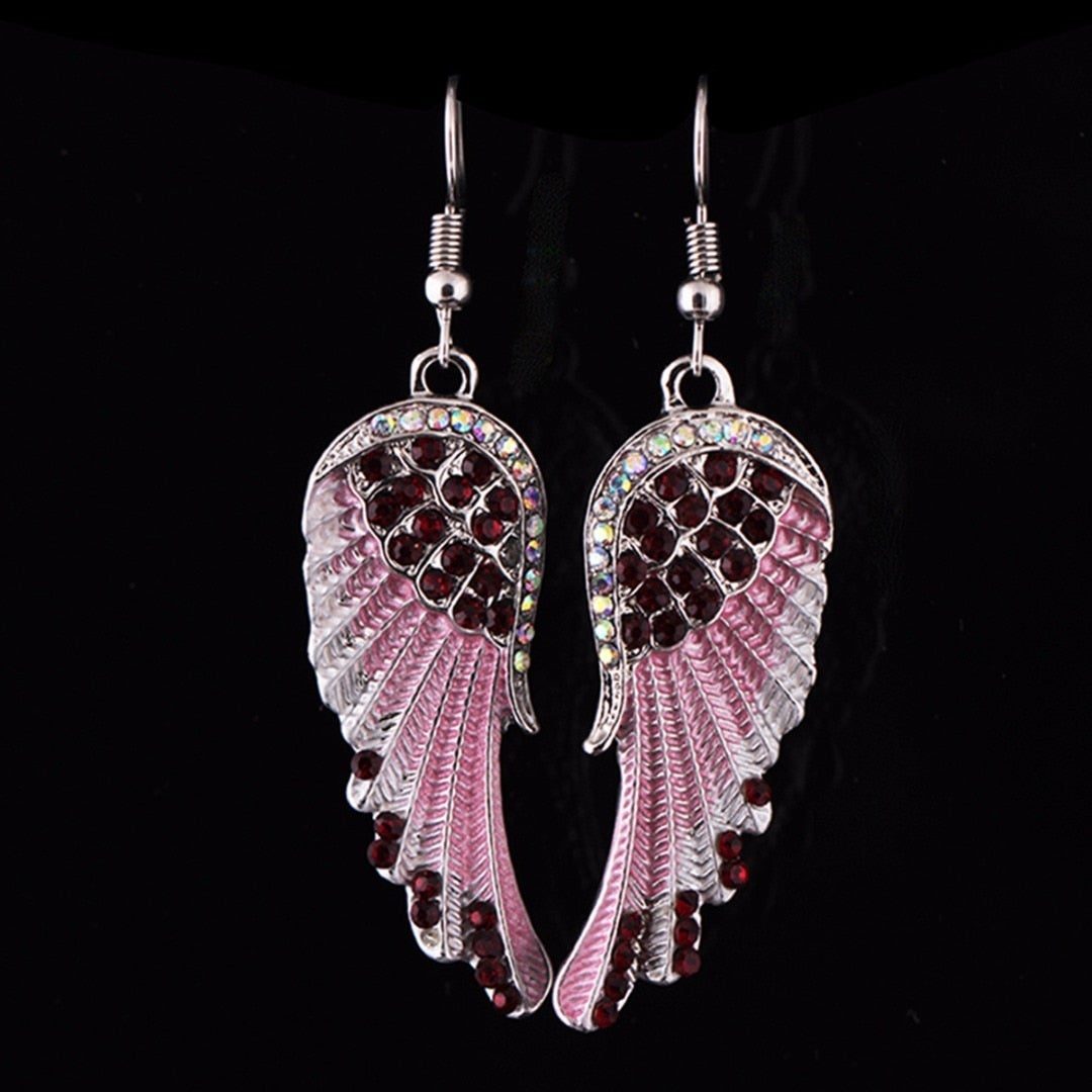 Crystal Angel Earrings - Effortless Elegance for Every Occasion 0