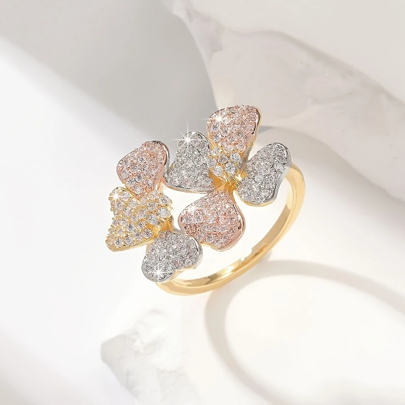 Daisy Bright Gold Ring - A Timeless Symbol of Strength 0