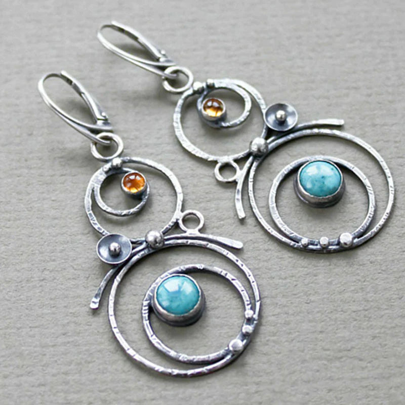 Elegant Blue Stone Earrings for Everyday Sophistication 0
