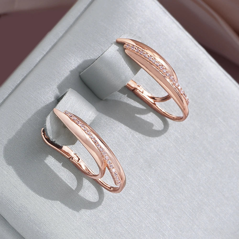Elegant Bright Golden Earrings for Effortless Sophistication 0