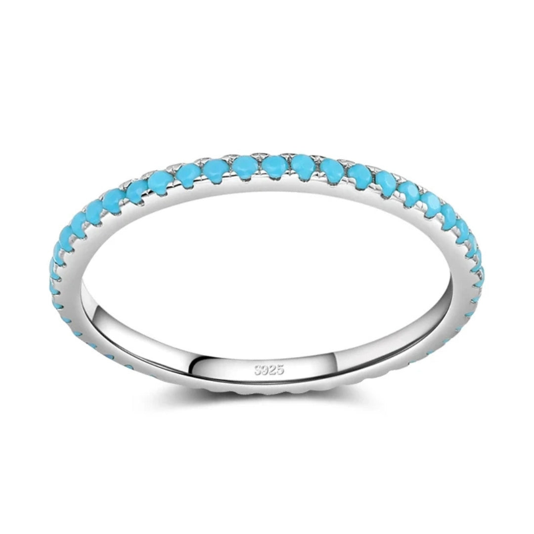 Elegant Opal Silver Ring - Handcrafted Sterling Silver Ring for Women 0