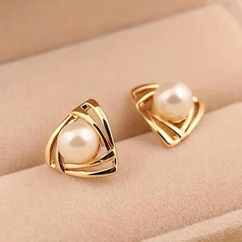 Elegant Pearl and Gold Earrings for Everyday Sophistication 0