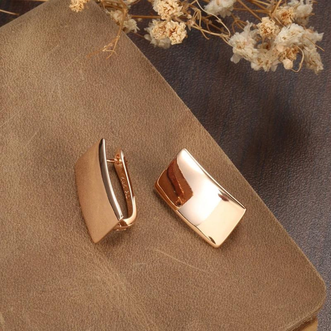 Elegant Rose Gold Earrings for Women - Timeless Everyday Style 0
