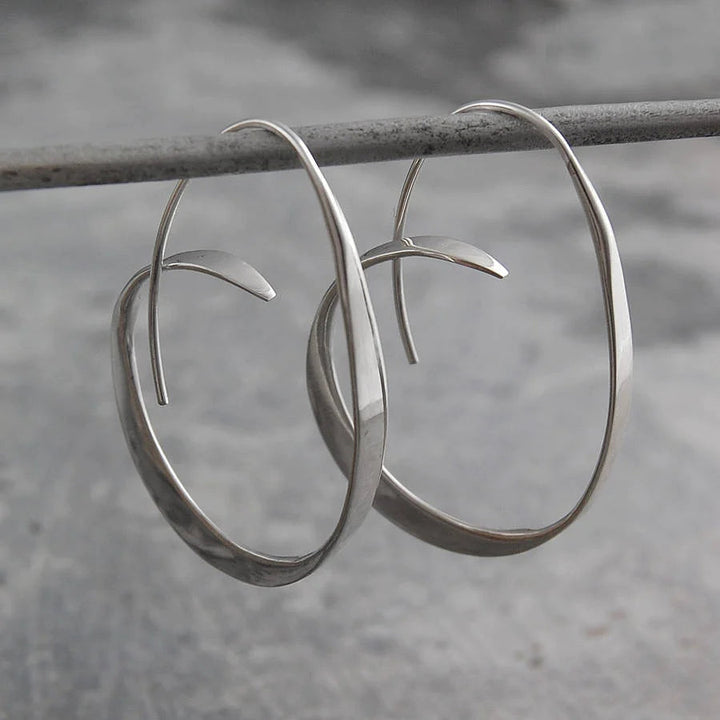 Elegant Spiral Shaped Earrings for Women - Lightweight, Versatile Design 1