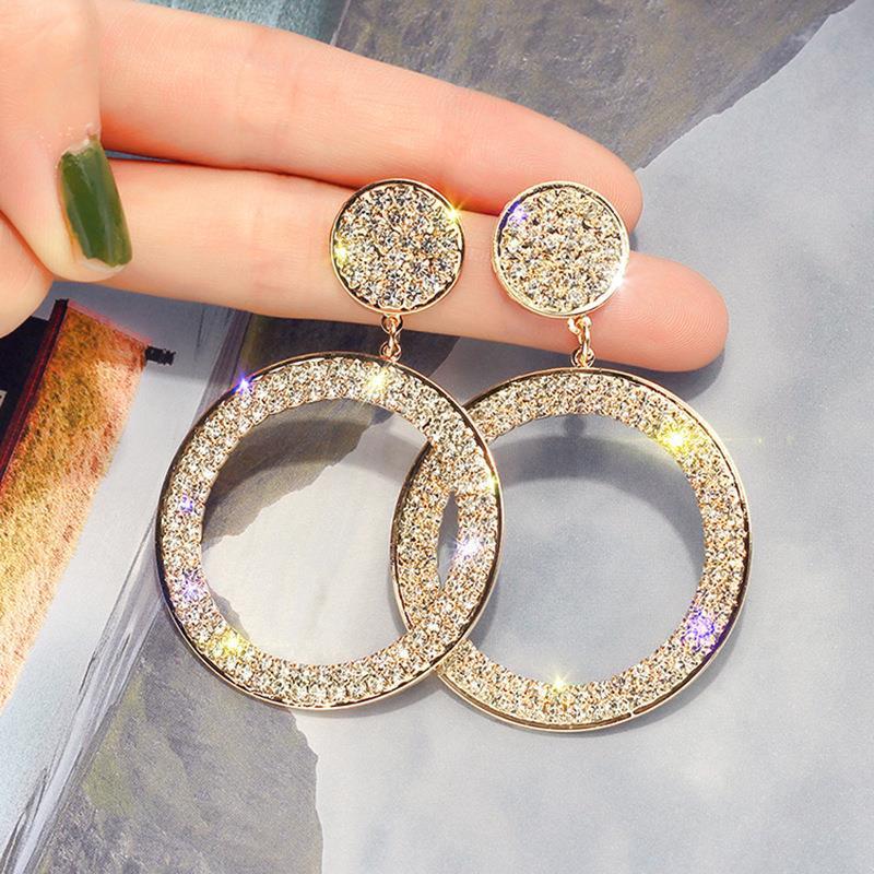 Elegant Zirconia Earrings in Gold and Silver 0