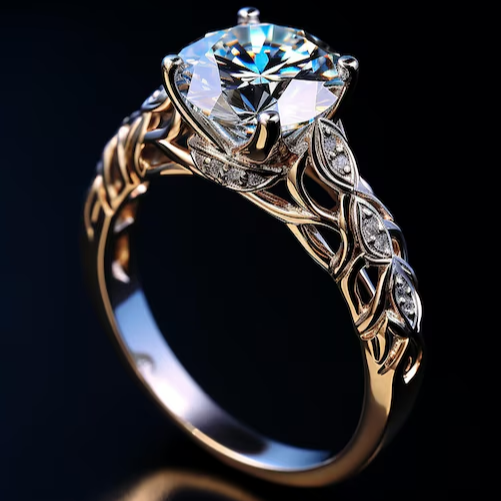 Exotic Crystal Ring - A Timeless Symbol of Strength 0