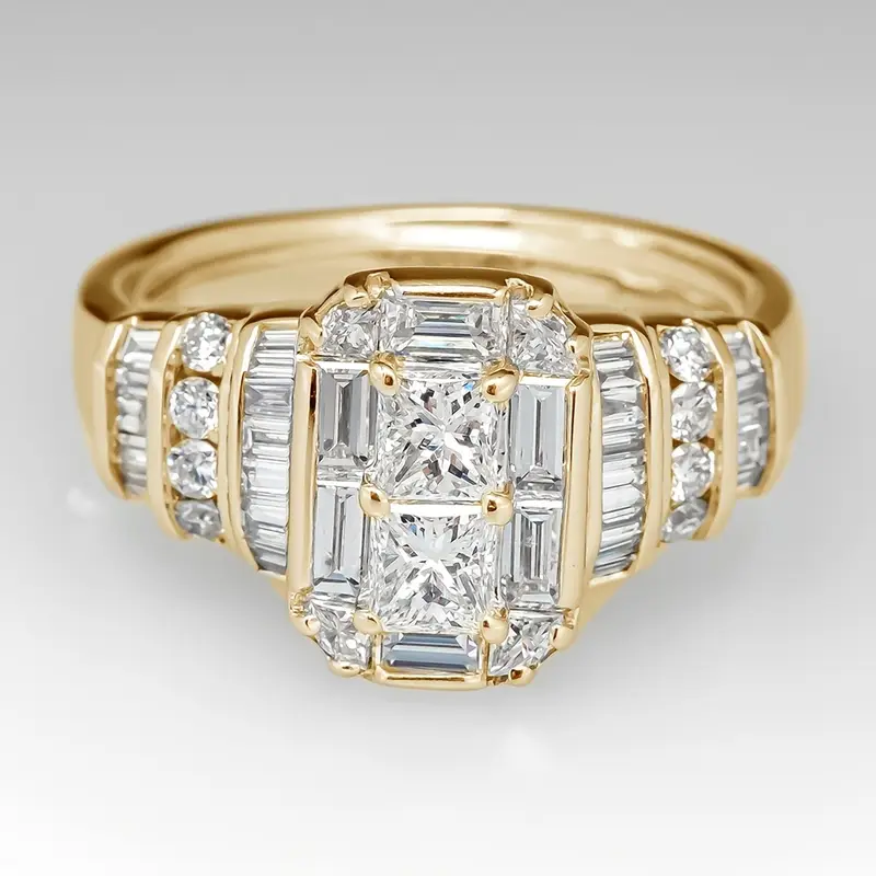 Golden Bright Ring - A Timeless Symbol of Strength 0