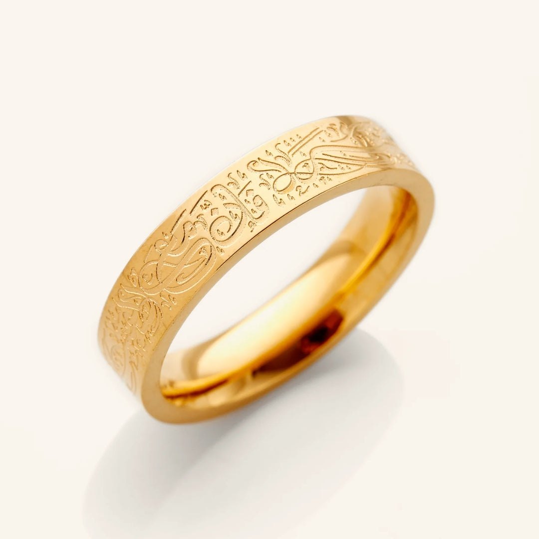Golden Signetring - Timeless Symbol of Strength, Handmade, High-Quality Gold Finish 0
