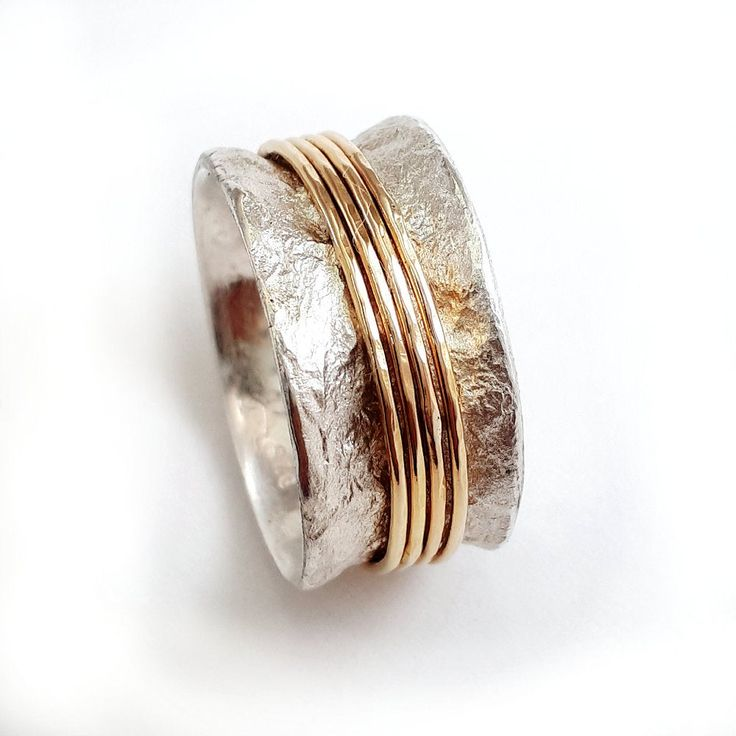 Golden Thread Vintage Silver Ring 1
