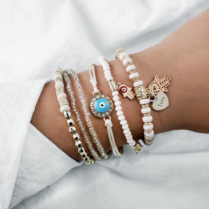 Hamsa Bracelet Bundle - Elegant and Meaningful Accessories 0