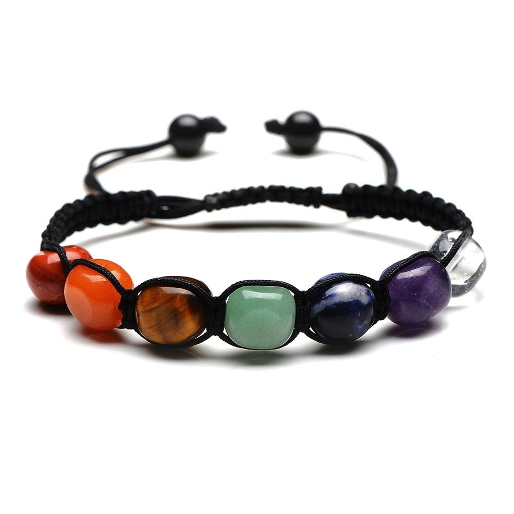 Handmade Natural Magic Stones Wealth Bracelet - Unique & Elegant Accessory 0