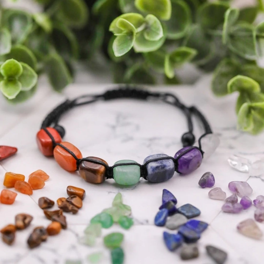 Handmade Natural Magic Stones Wealth Bracelet - Unique & Elegant Accessory 1