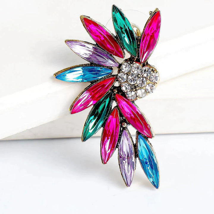 Heart Wings Earrings with Sparkling Zirconias 1