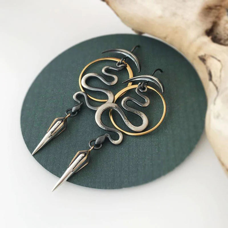 Irregular Geometric Spiral Earrings for Effortless Elegance 2