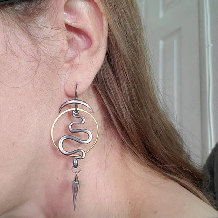 Irregular Geometric Spiral Earrings for Effortless Elegance 3