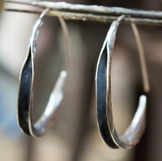 Large Circle Single Earrings - Effortless Elegance 0