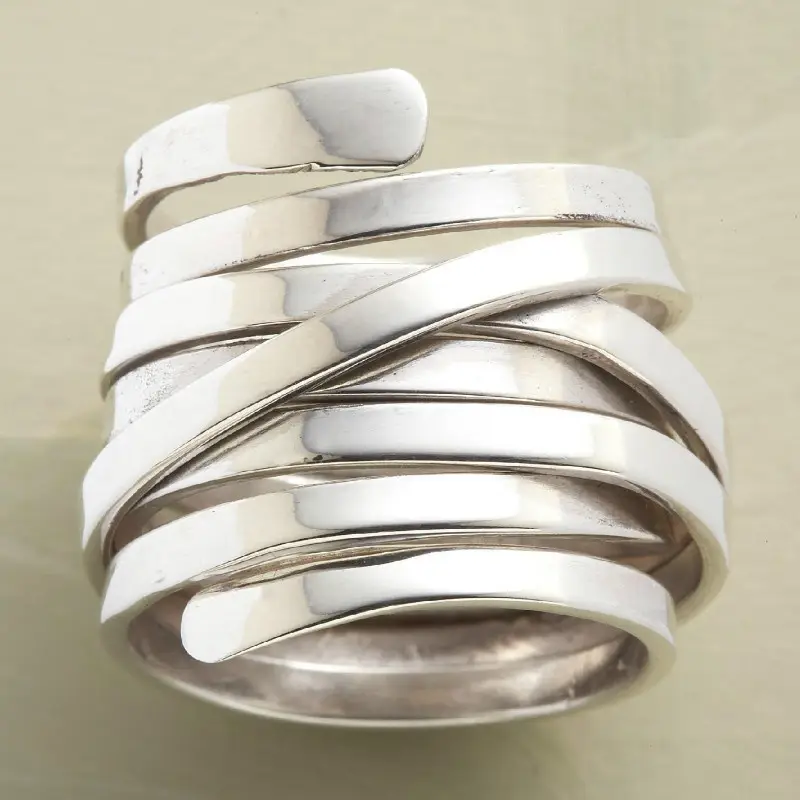 Layered Silver Ring - A Timeless Symbol of Strength 0