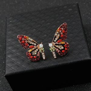 Limited Edition Butterfly Earrings with Zirconia Inlay 0