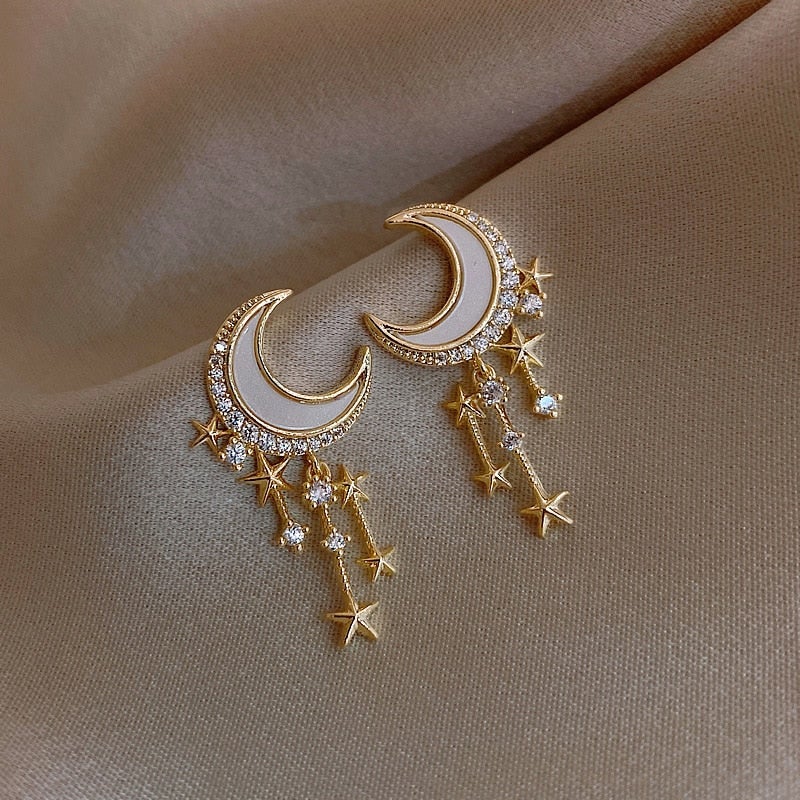 Luxury Moon Shine Earrings 0