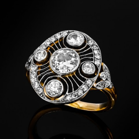 Mandala Bright Gold Ring - A Timeless Symbol of Strength 0
