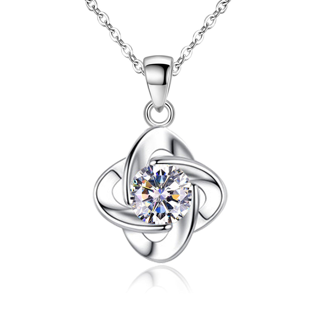 Clover Loop Silver Jewelry Set