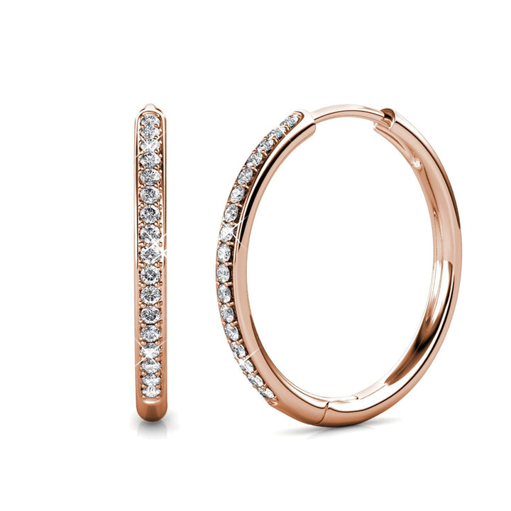 Sorel Pave Earrings Silver