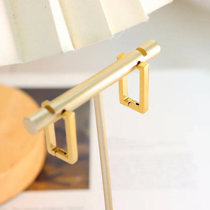 Terrafin Geometrica Earrings Gold