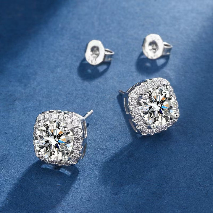Glacé Glamour Earrings Silver