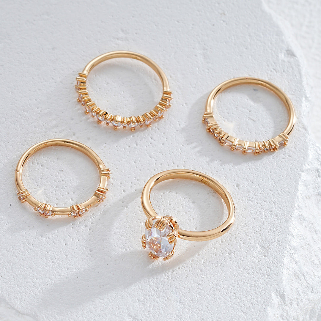 Solène Viremont Ring Set Gold