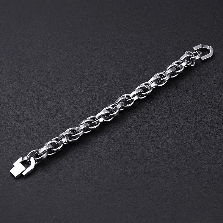 Riven Knox Bracelet Silver